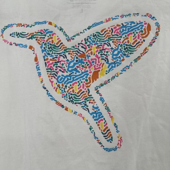 Birddogs White Short Sleeve Bird Design Stretch T-Shirt Size Large - Picture 7 of 8